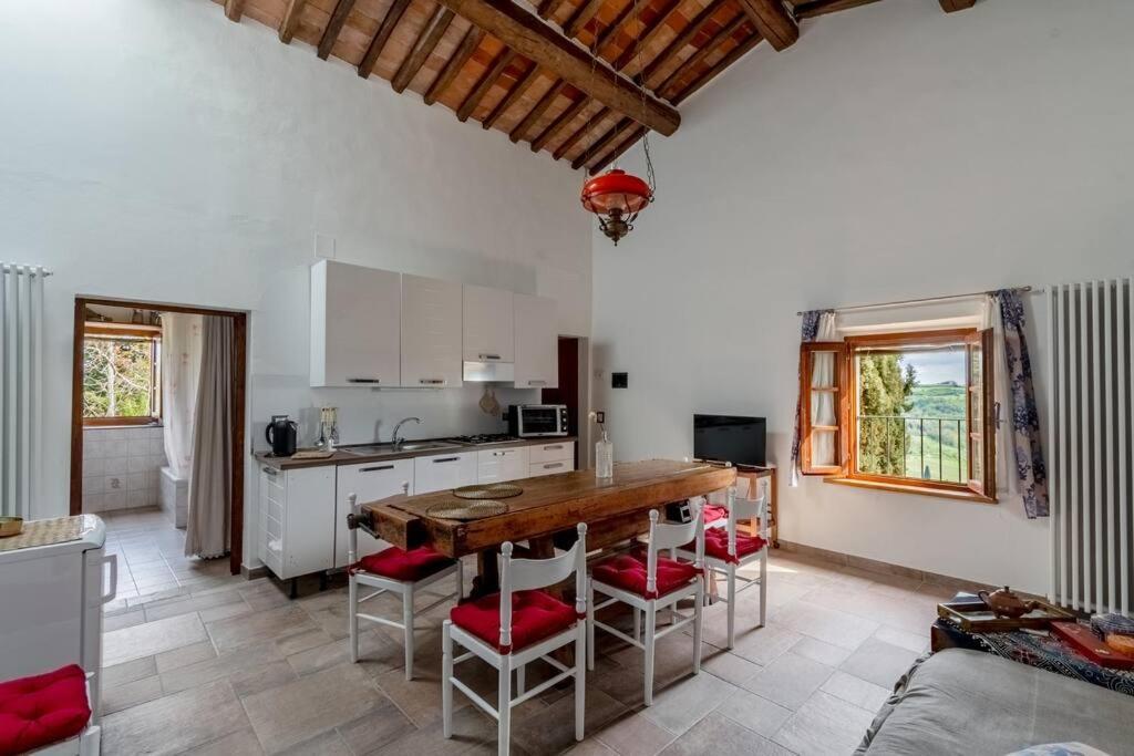 סאן דונינו Appartamento Con Vista Panoramica In Chianti מראה חיצוני תמונה
