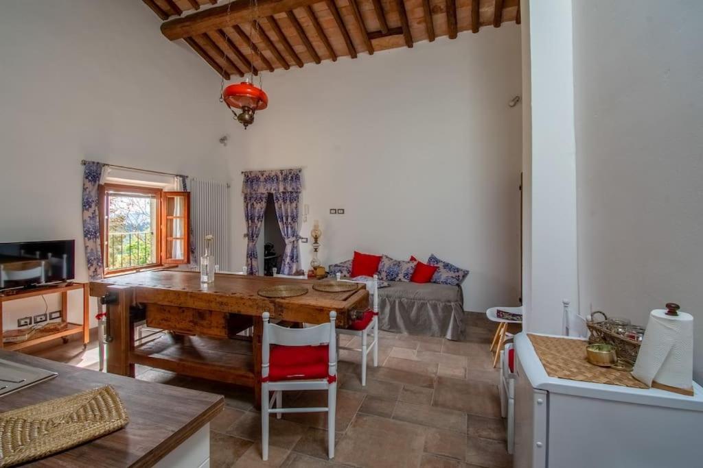 סאן דונינו Appartamento Con Vista Panoramica In Chianti מראה חיצוני תמונה