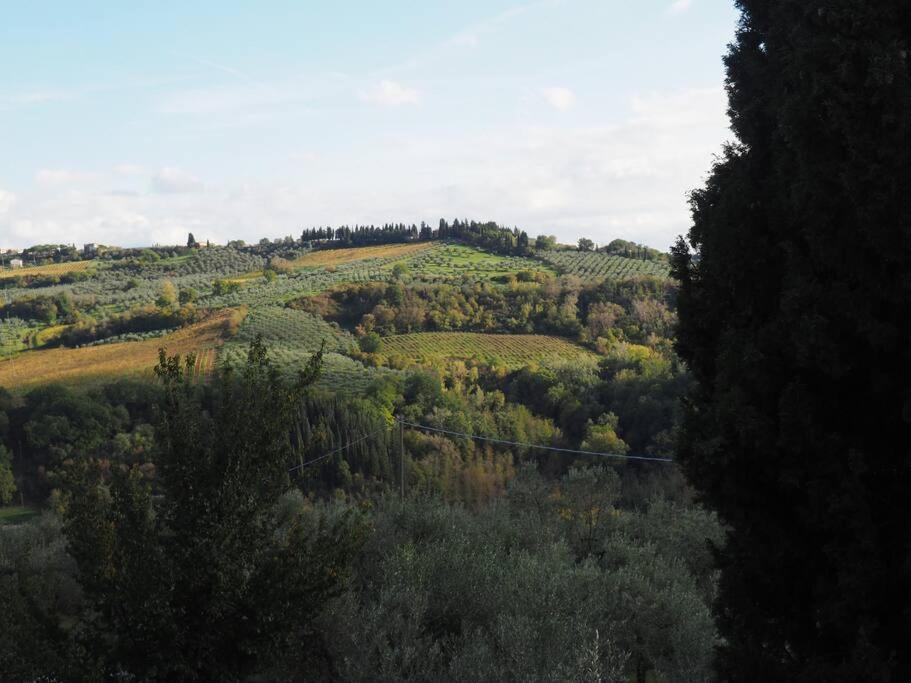 סאן דונינו Appartamento Con Vista Panoramica In Chianti מראה חיצוני תמונה