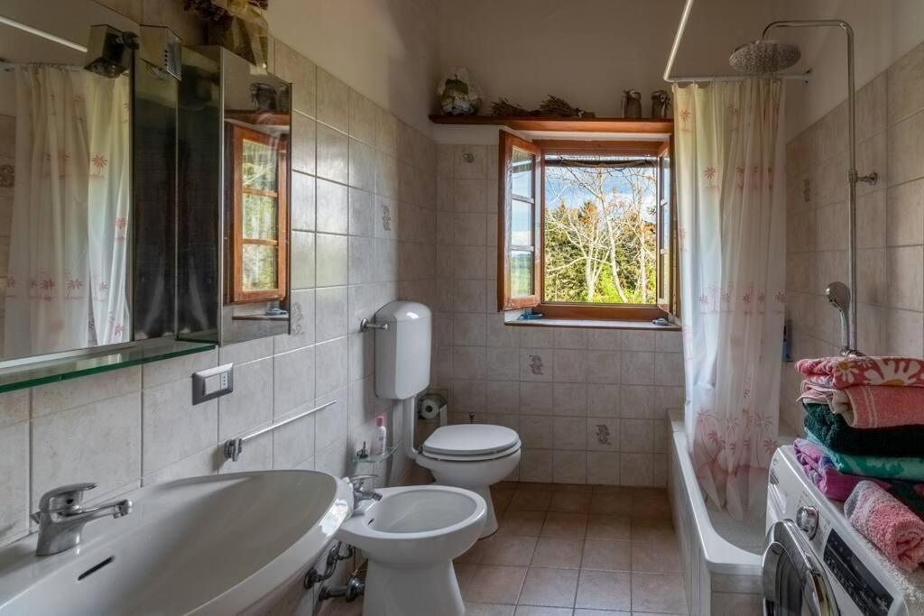 סאן דונינו Appartamento Con Vista Panoramica In Chianti מראה חיצוני תמונה